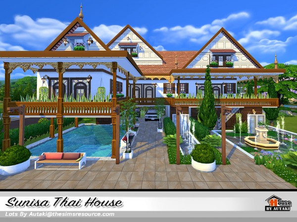  The Sims Resource: Sunisa Thai House by Autaki
