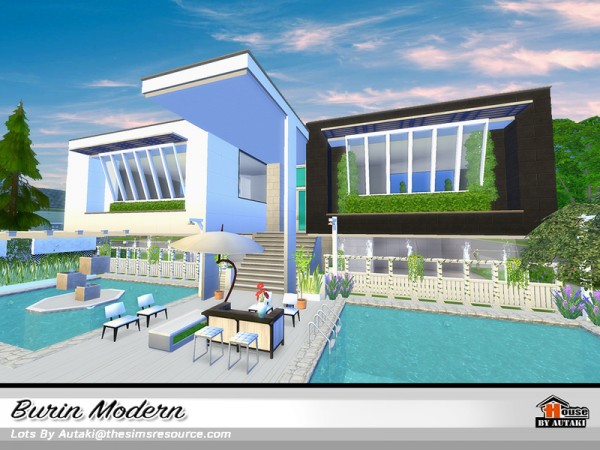  The Sims Resource: Burin Modern house by Autaki