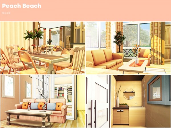  The Sims Resource: Peach Beach by Pralinesims