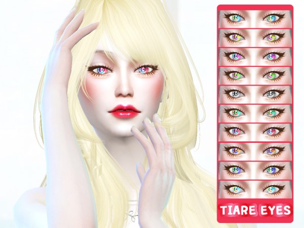  The Sims Resource: Mix Colors Eyes B1 by TIAREHOME