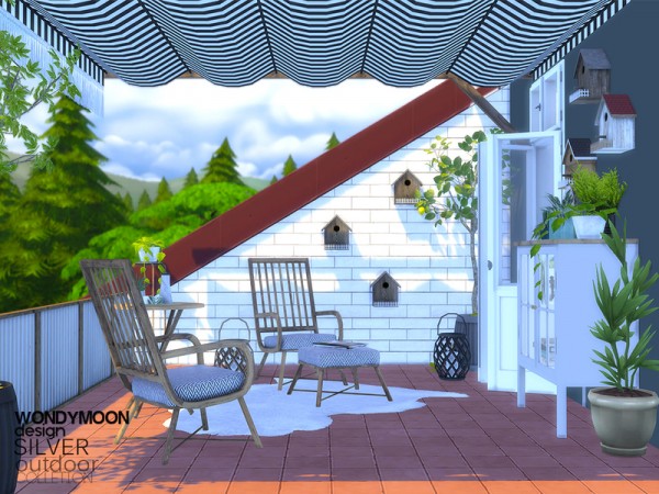  The Sims Resource: Silver Outdoor by wondymoon