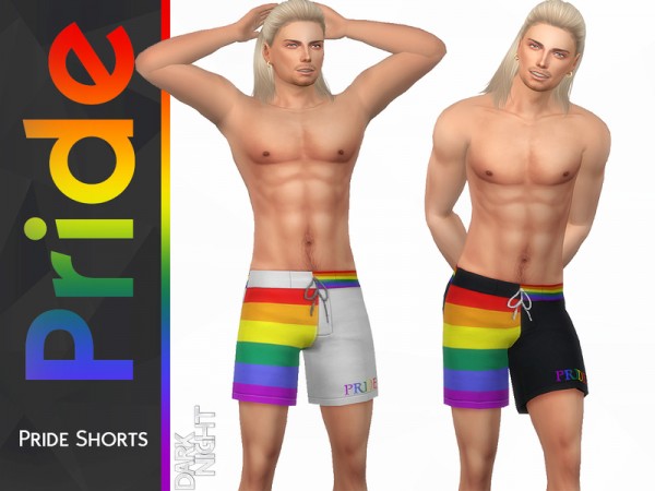  The Sims Resource: Pride Collection Shorts by DarkNighTt