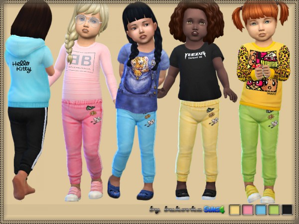 The Sims Resource: Pants and Rhinestone by bukovka • Sims 4 Downloads