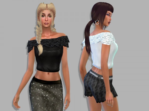  The Sims Resource: Top Manon by Simalicious