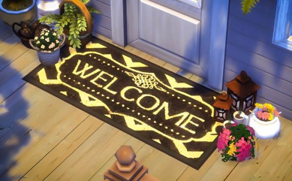 Luniversims: Doormats by Sims4Blossom