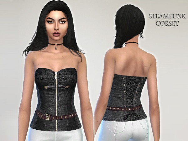  The Sims Resource: Steampunk Corset by Puresim