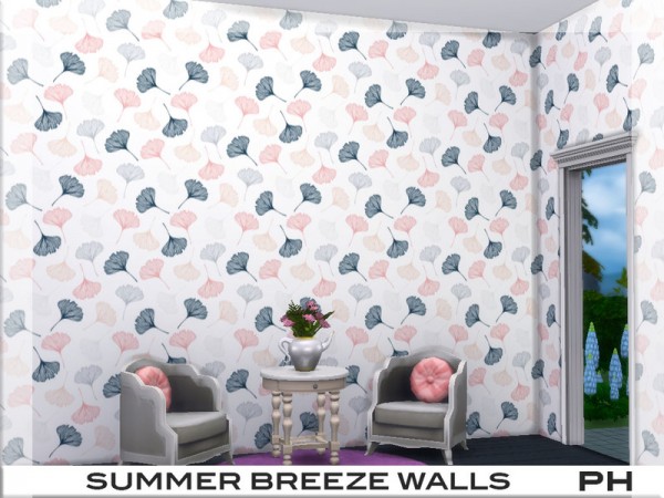  The Sims Resource: Summer Breeze Walls 1 by Pinkfizzzzz