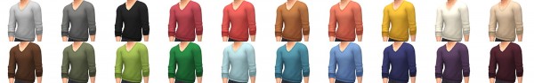  Simsational designs: Pushed Up V Neck   new sweater