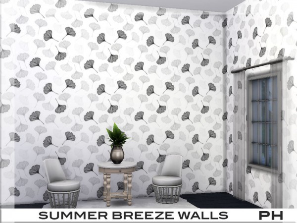  The Sims Resource: Summer Breeze Walls 1 by Pinkfizzzzz