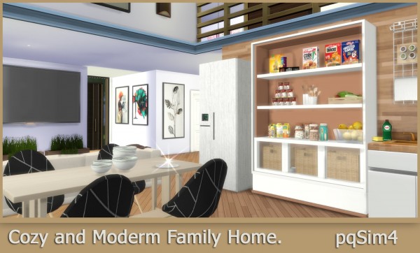  PQSims4: Cozy and Moderm Family Home