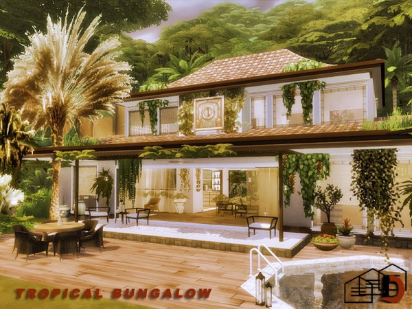  The Sims Resource: Tropical bungalow by Danuta720