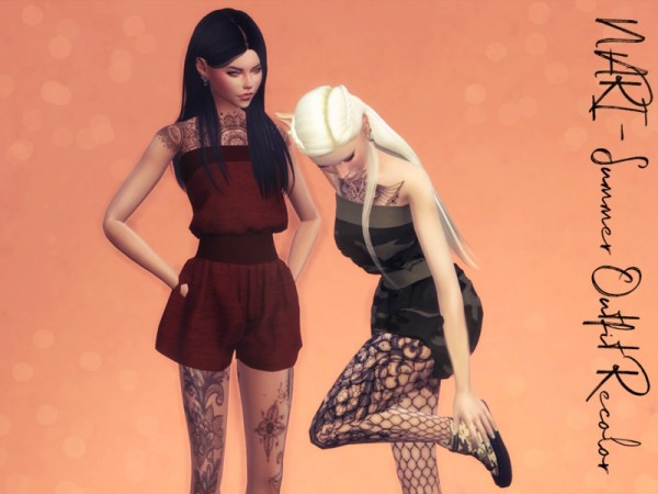  The Sims Resource: NARI   Summer Outfit Recolored by Reevaly
