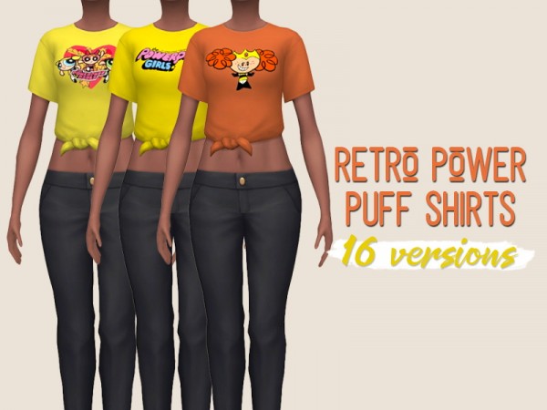 Simsworkshop: Retro Shirts by midnightskysims • Sims 4 Downloads