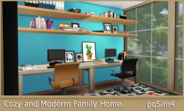 PQSims4: Cozy and Moderm Family Home