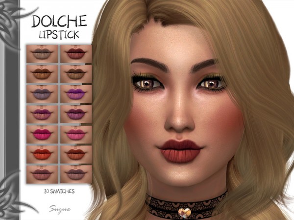  The Sims Resource: Dolche Lipstick N4 by Suzue
