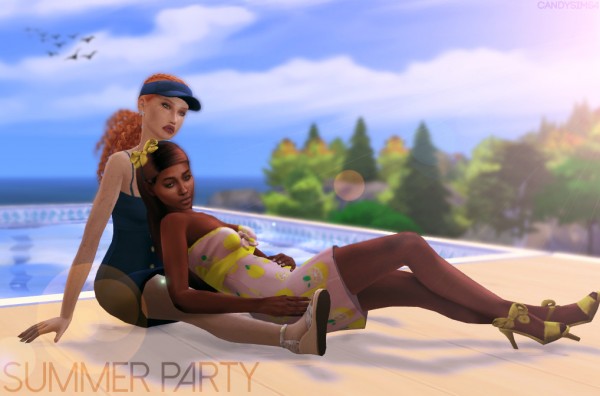  Candy Sims 4: Summer party mini collection