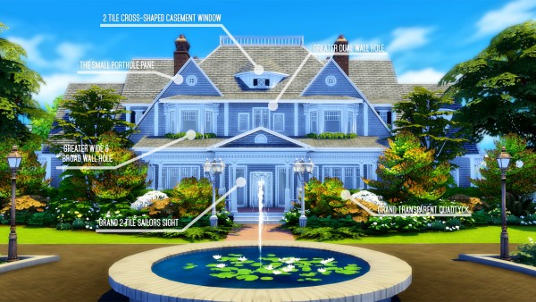  Simsational designs: 55 Fixed, Additional and New Doors, Arches, and Windows