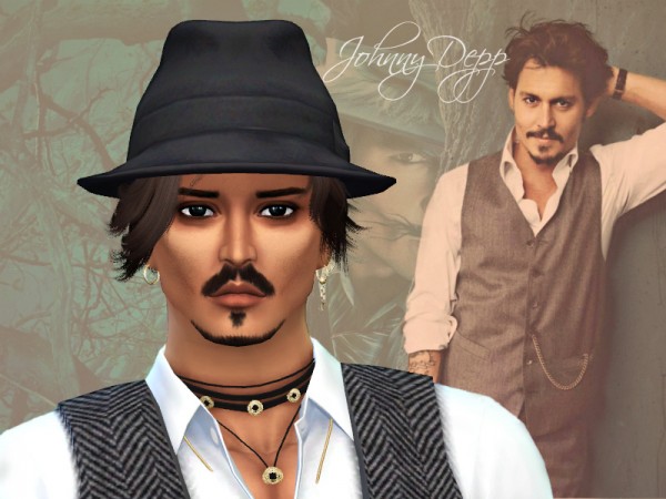  The Sims Resource: Johnny Depp by Jolea