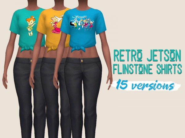  Simsworkshop: Retro Shirts by midnightskysims