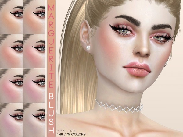  The Sims Resource: Marguerite Blush N48 by Pralinesims