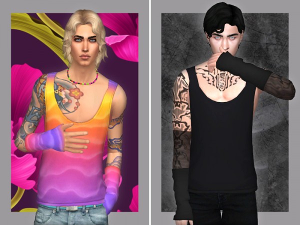  The Sims Resource: Hey, Summer!   male top by WistfulCastle
