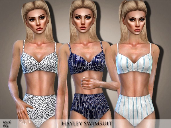  The Sims Resource: Hayley Swimsuit by Black Lily