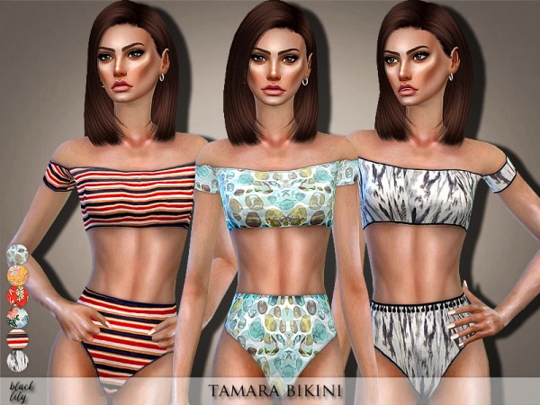  The Sims Resource: Tamara Bikini by Black Lily