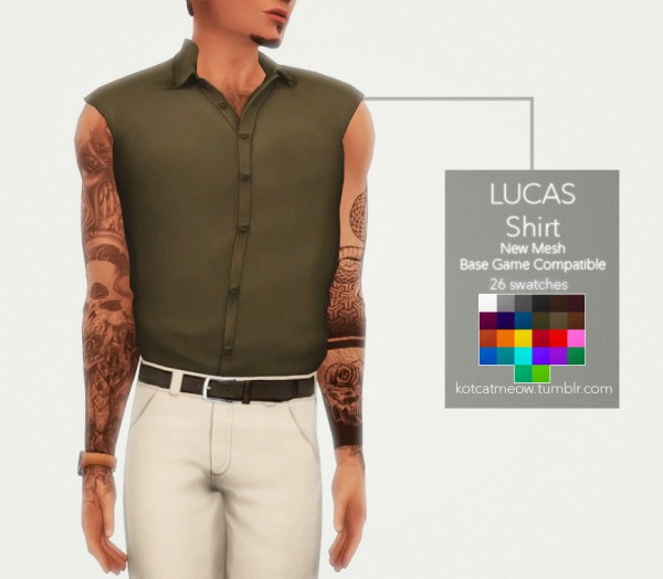  Kot Cat: Lucas shirt