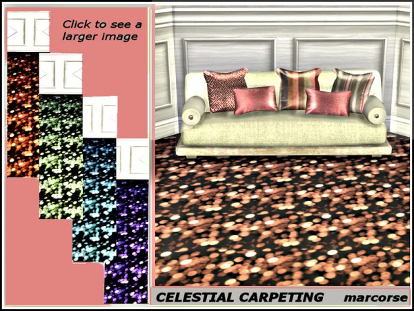  The Sims Resource: Celestial Carpeting by marcorse