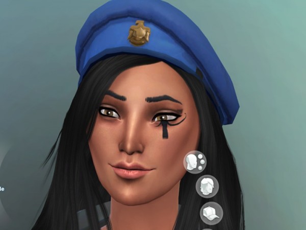  The Sims Resource: Ana Eye of Horus Tattoo Overwatch by pocketfullofcat