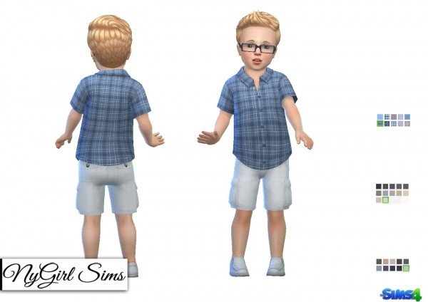  NY Girl Sims: 3 Piece Summer Outfit Toddler Boy
