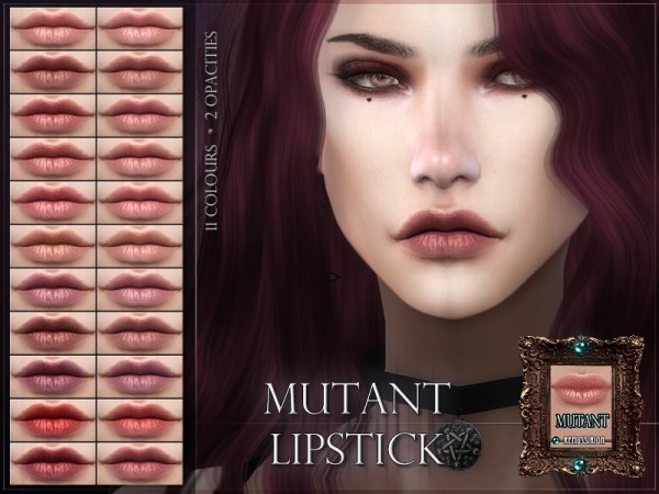  The Sims Resource: Mutant Lipstick by RemusSirion