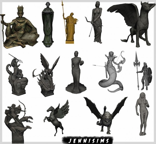 Jenni Sims: Trinket Statues 