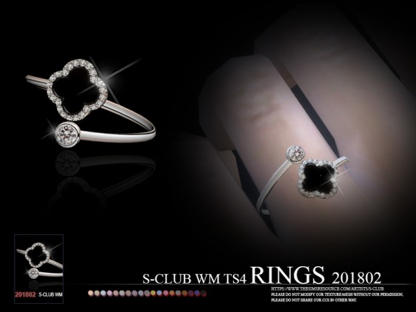  The Sims Resource: Rings 201802 LRF by S Club