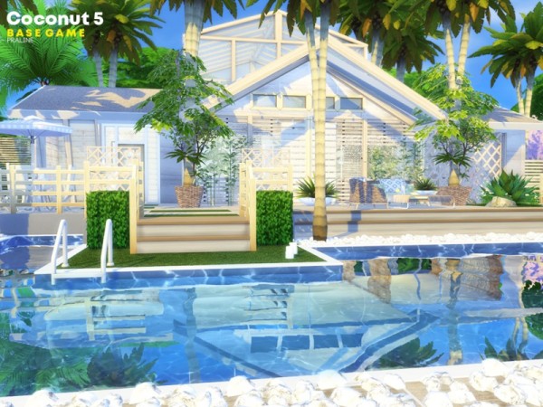  The Sims Resource: Coconut house 5 by Pralinesims