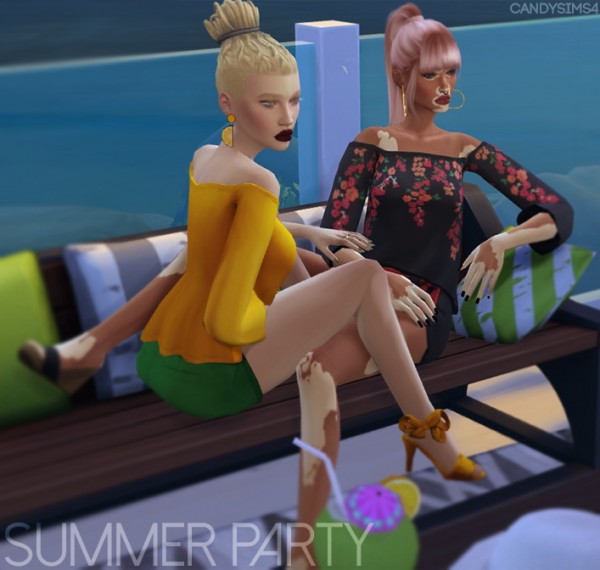  Candy Sims 4: Summer party mini collection