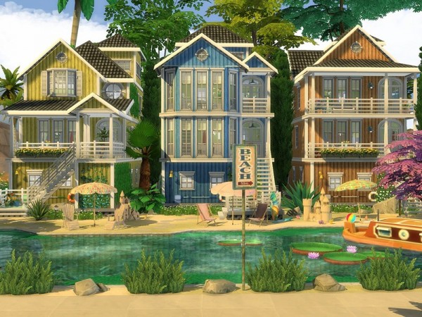 The Sims Resource: Beach Time 2 house by MychQQQ • Sims 4 Downloads