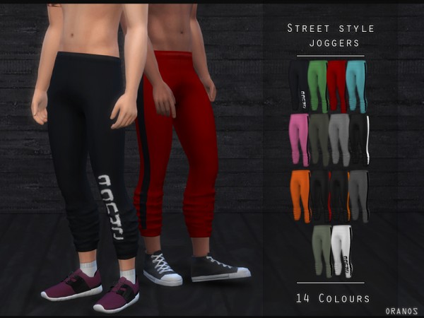  The Sims Resource: Street Style Joggers by OranosTR