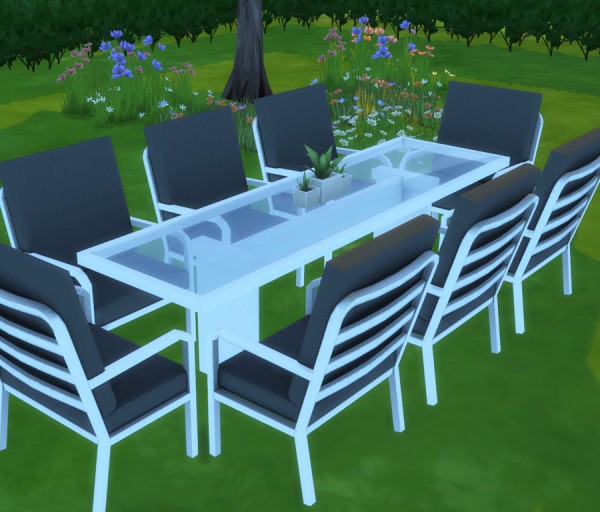 Simlish Designs: Marquee Outdoor Setting
