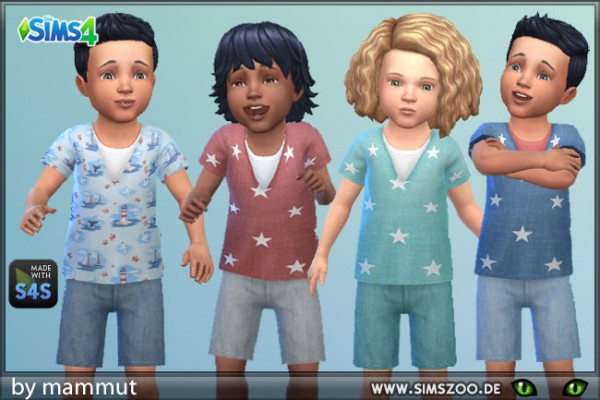 Blackys Sims 4 Zoo: Shirt Shorts Summer 1 by mammut • Sims 4 Downloads