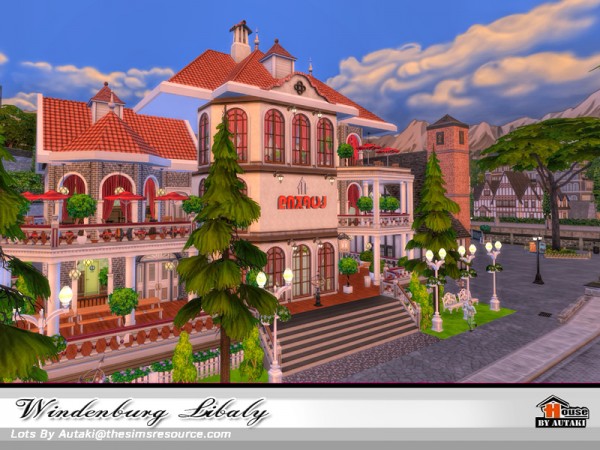  The Sims Resource: Windenburg Library  by Autaki