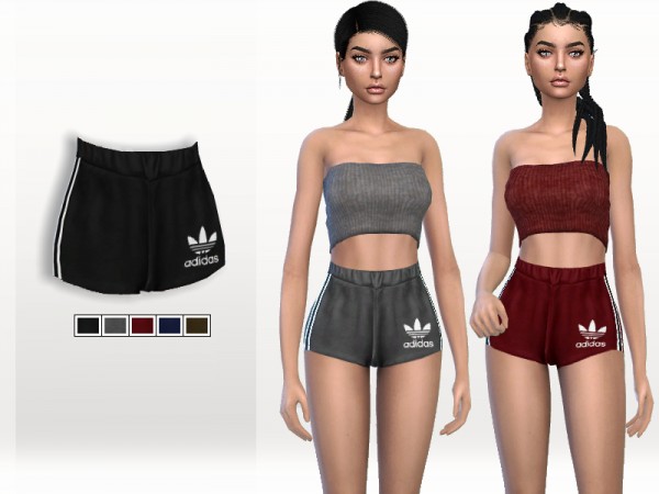  The Sims Resource: Sporty Shorts by Puresim
