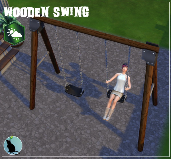  Simsworkshop: Wooden Swing by Standardheld