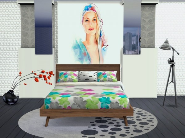  The Sims Resource: Girls Pop Art by Merci