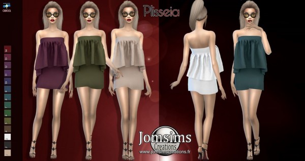  Jom Sims Creations: Plisseia dress