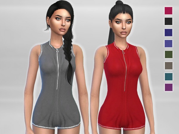  The Sims Resource: Athletic Romper by Puresim