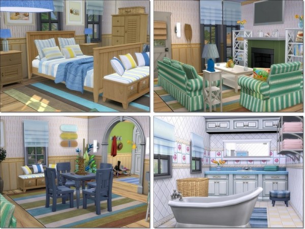  The Sims Resource: Beach Time 2 house by MychQQQ
