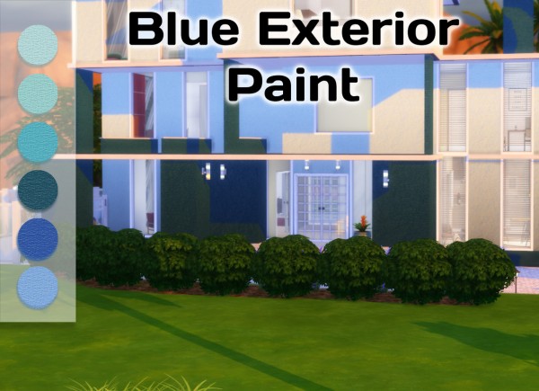  Simming With Mary: Kids room wallpaper and Blue Exterior Paint