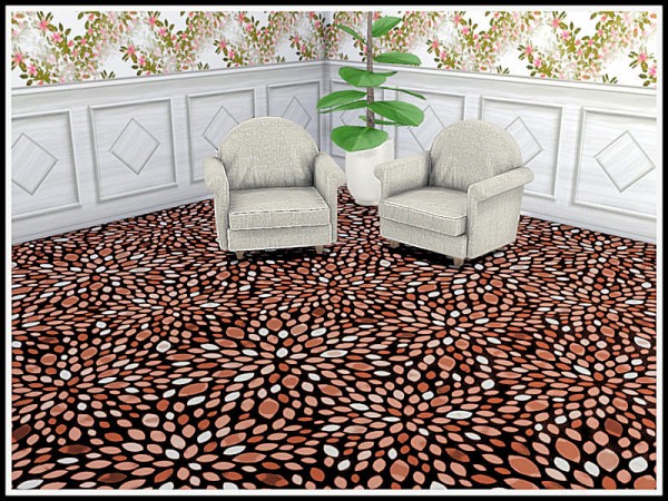  The Sims Resource: Petal Cluster Carpet by marcorse