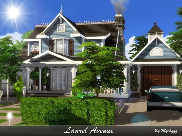  The Sims Resource: Laurel Avenue by MychQQQ